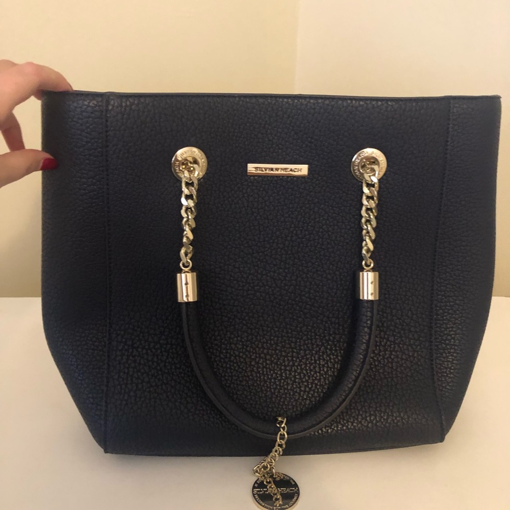 Silvian Heach Navy Blue Bag/Purse